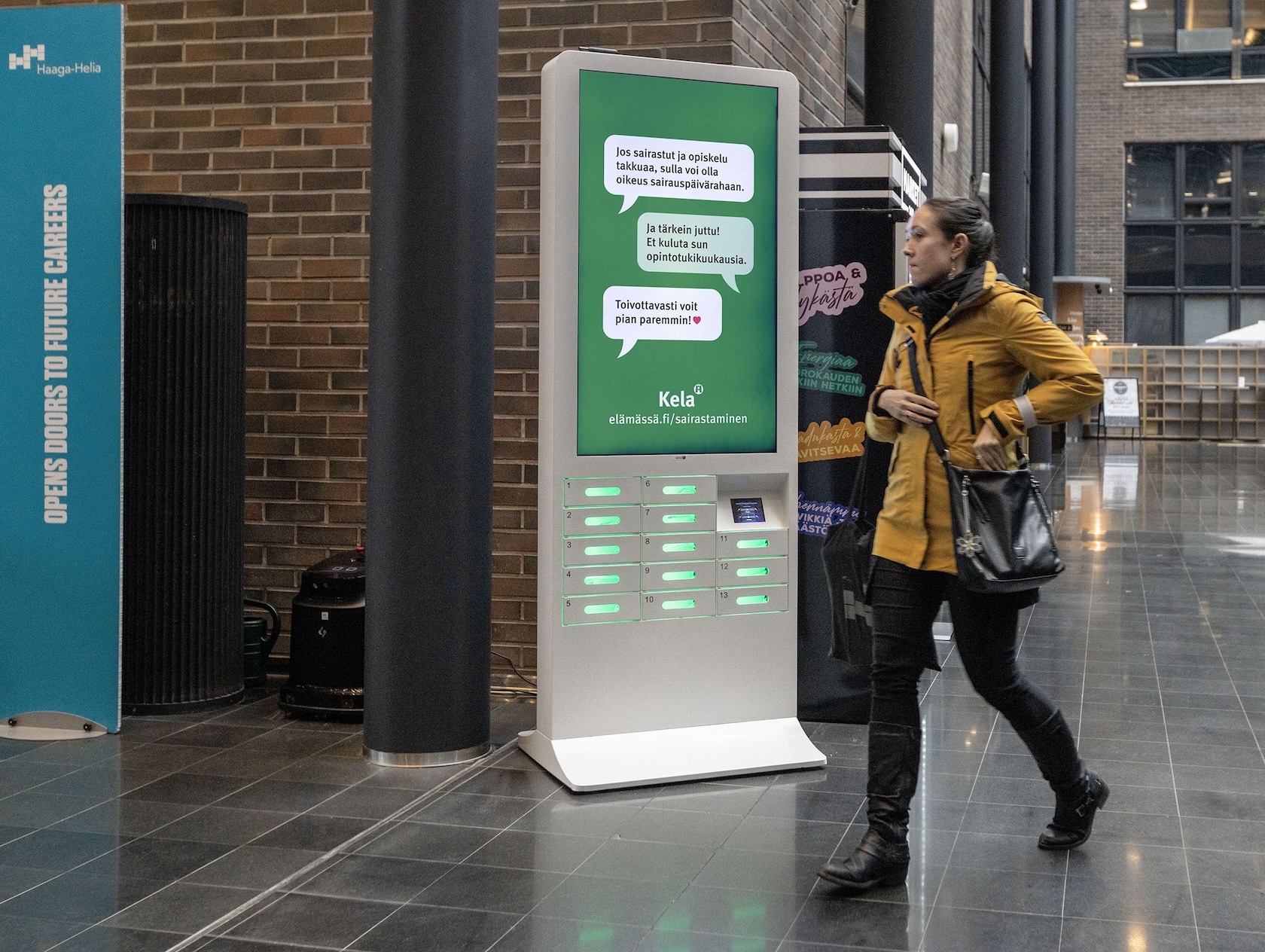 Medianäytöt antavat tilaa visuaaliselle ja luovalle mainonnalle.